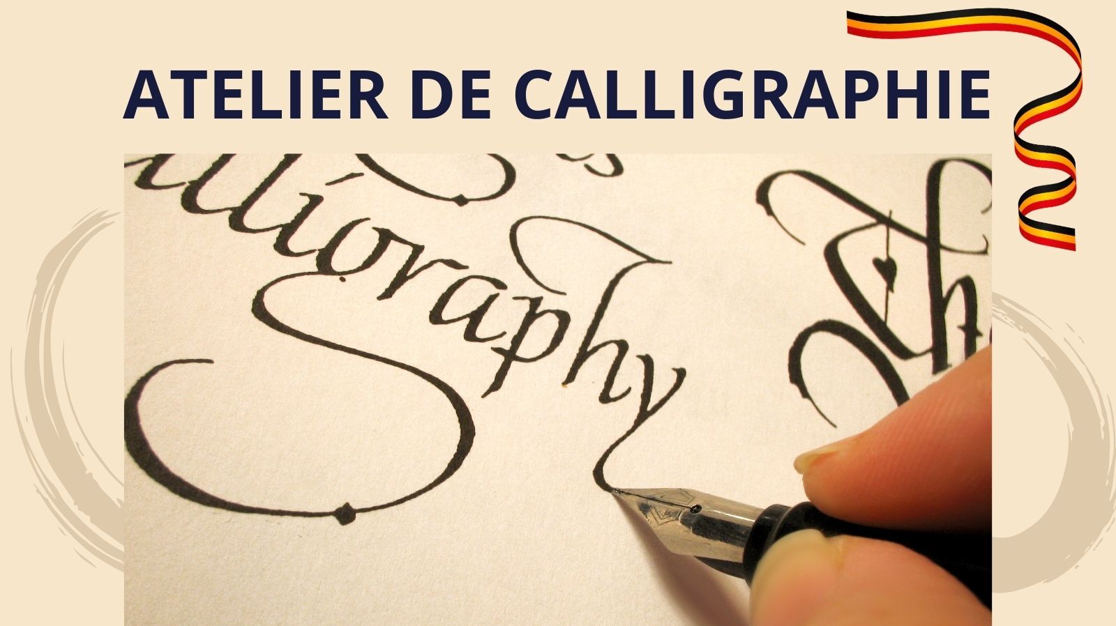 Atelier créativité et calligraphie