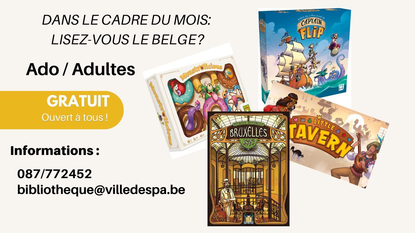 Soirée Jeux de société spéciale Belgique